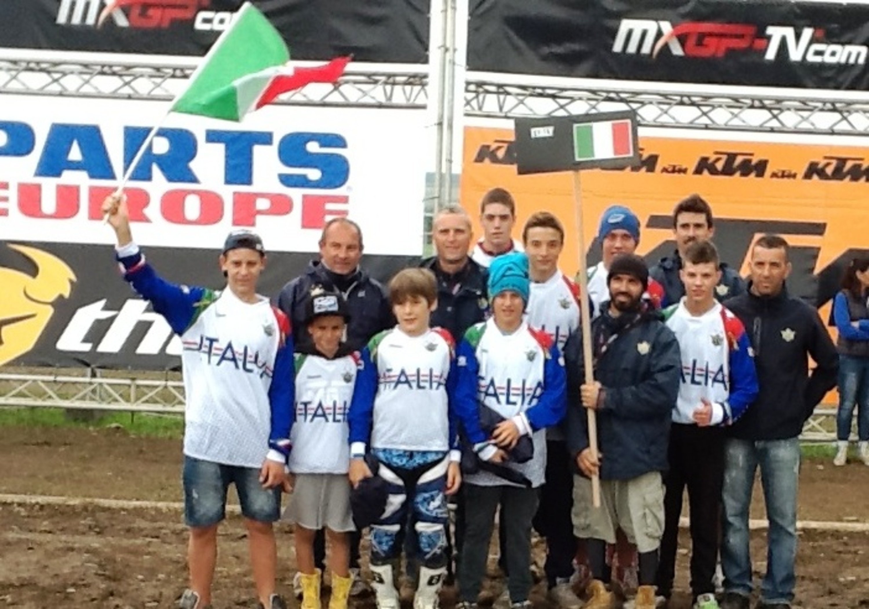 Maglia Azzurra Junior Motocross: sesto posto per l'Italia in Belgio