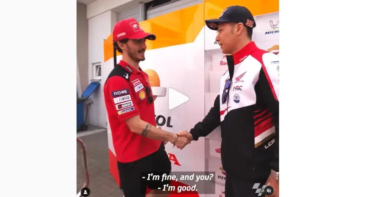 MotoGP 2022. GP di Germania, le scuse in diretta TV di Takaaki Nakagami ad Alex Rins e Pecco Bagnaia: "L'importante &egrave; che hai capito cosa hai fatto" [VIDEO]