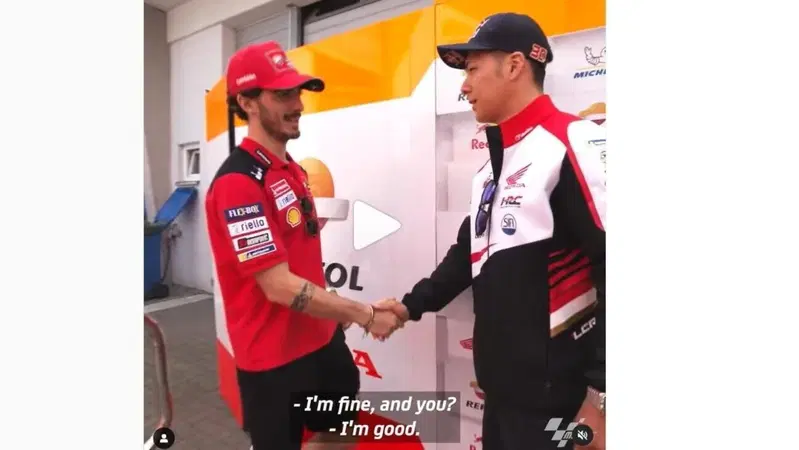 MotoGP 2022. GP di Germania, le scuse in diretta TV di Takaaki Nakagami ad Alex Rins e Pecco Bagnaia: "L'importante &egrave; che hai capito cosa hai fatto" [VIDEO]