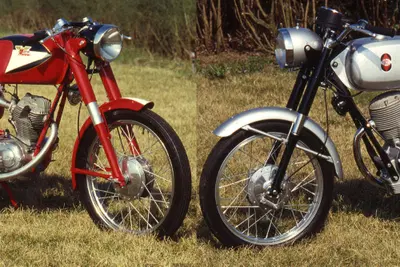 Massimo Clarke: "Morini Corsaro VS Gilera 124 5V"