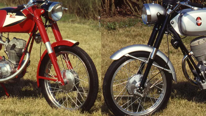 Massimo Clarke: "Morini Corsaro VS Gilera 124 5V"