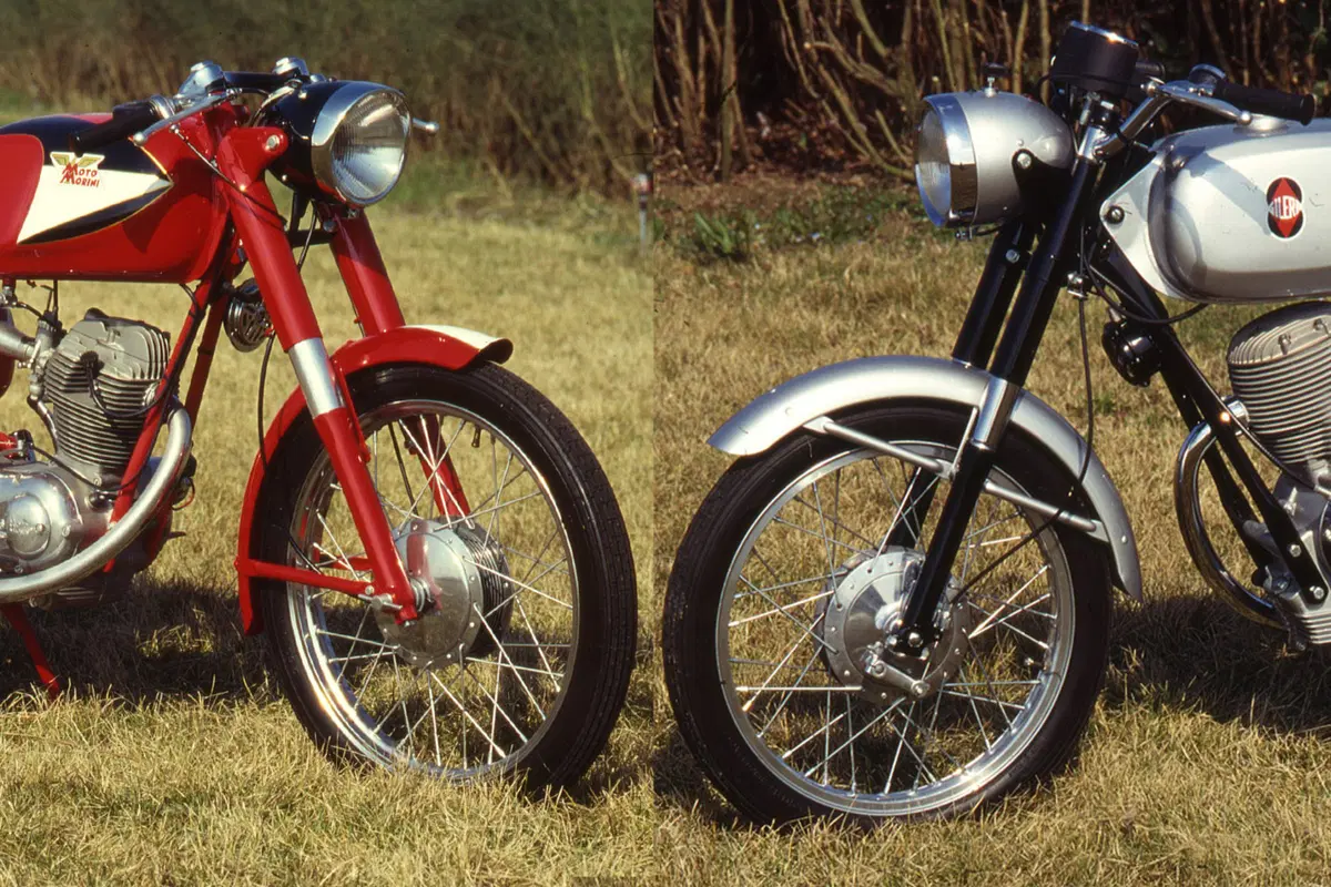 Massimo Clarke: "Morini Corsaro VS Gilera 124 5V"