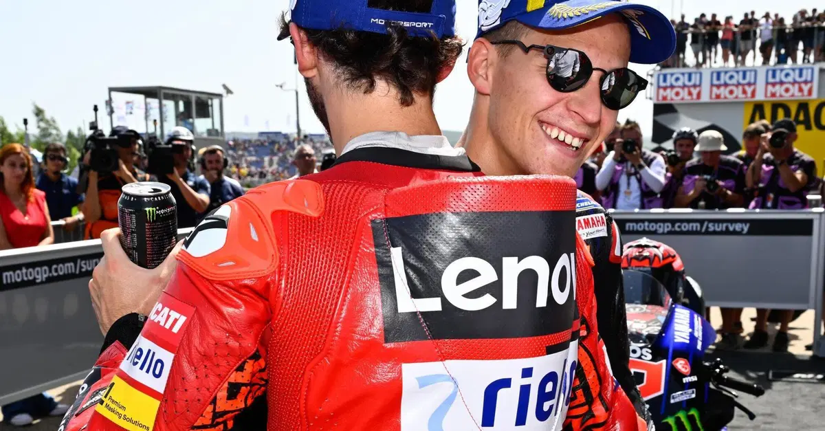 MotoGP 2022. GP di Germania al Sachsenring, Fabio Quartararo &egrave; per lo spettacolo: "Speriamo di andare in fuga io e Pecco Bagnaia!"