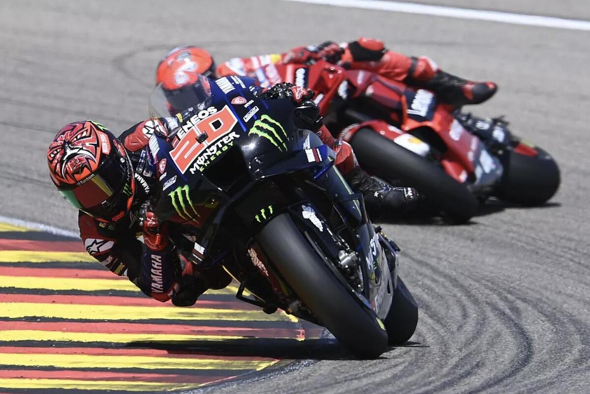 Motogp Gp Di Germania Al Sachsenring Ducati La Migliore Ma Vince Sempre Quartararo Con