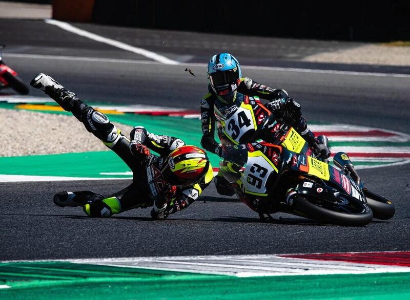 Caduta in Moto3