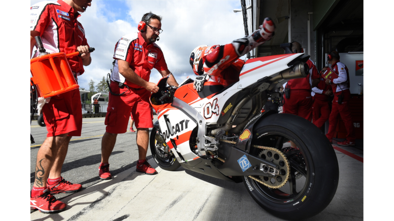 Test Ducati. Conclusi due giorni a Misano