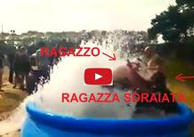 Pensate sia sciocco fare l'idromassaggio con la moto? E fare un burnout in piscina? [VIDEO VIRALE]