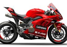 Le Panigale V4 della Gara dei Campioni (WDW) sono repliche MotoGP e SBK