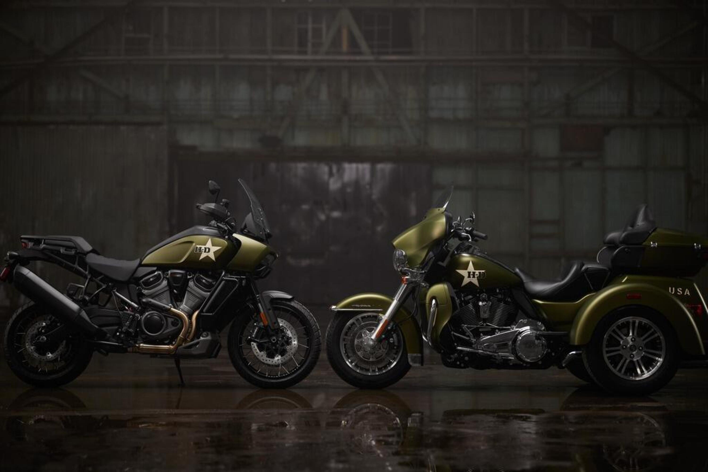Harley-Davidson celebra le forze armate USA con una inedita serie speciale