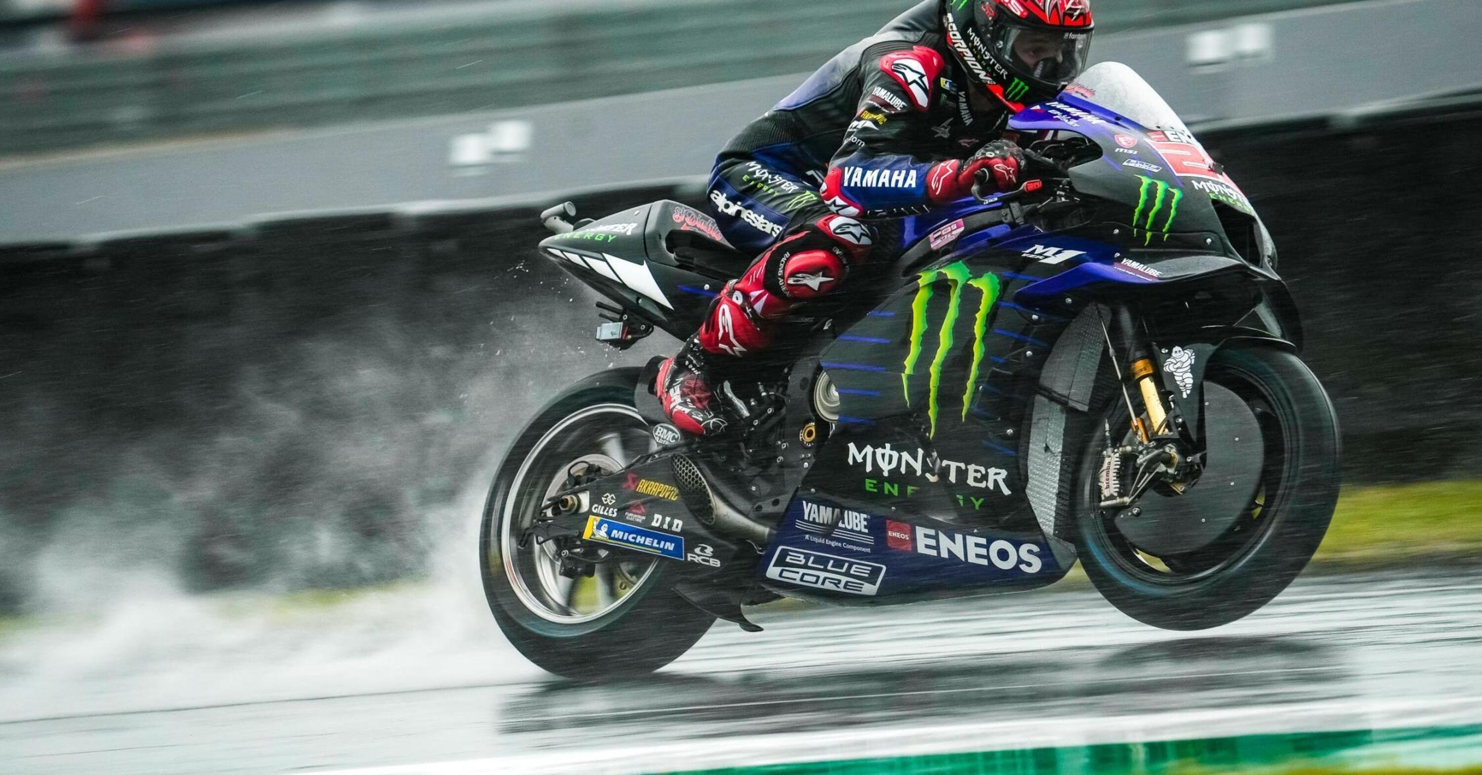 MotoGP 2022. GP di Olanda ad Assen, Fabio Quartararo: &ldquo;FP1 troppo pericolose, aquaplaning in rettilineo&rdquo;