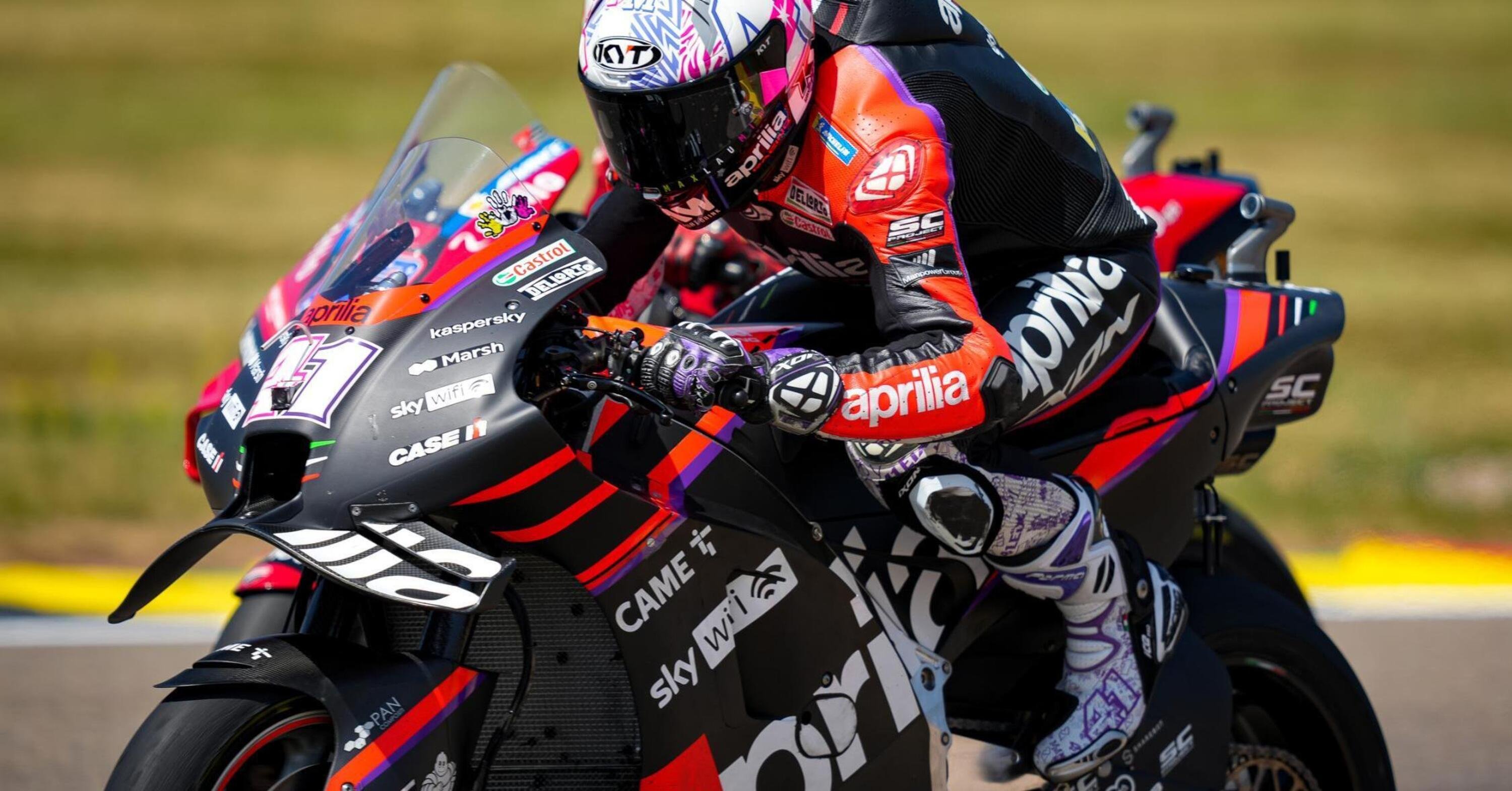 MotoGP 2022. GP di Olanda ad Assen, nelle FP3 grande Aprilia