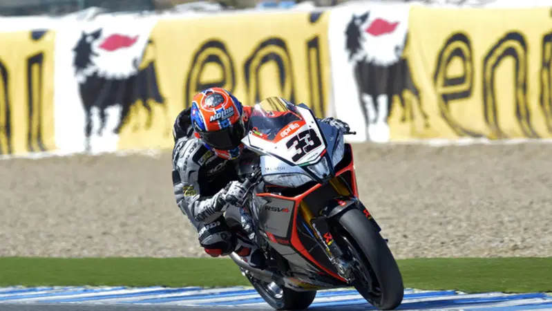 Melandri il pi&ugrave; veloce nelle prime prove SBK a Jerez