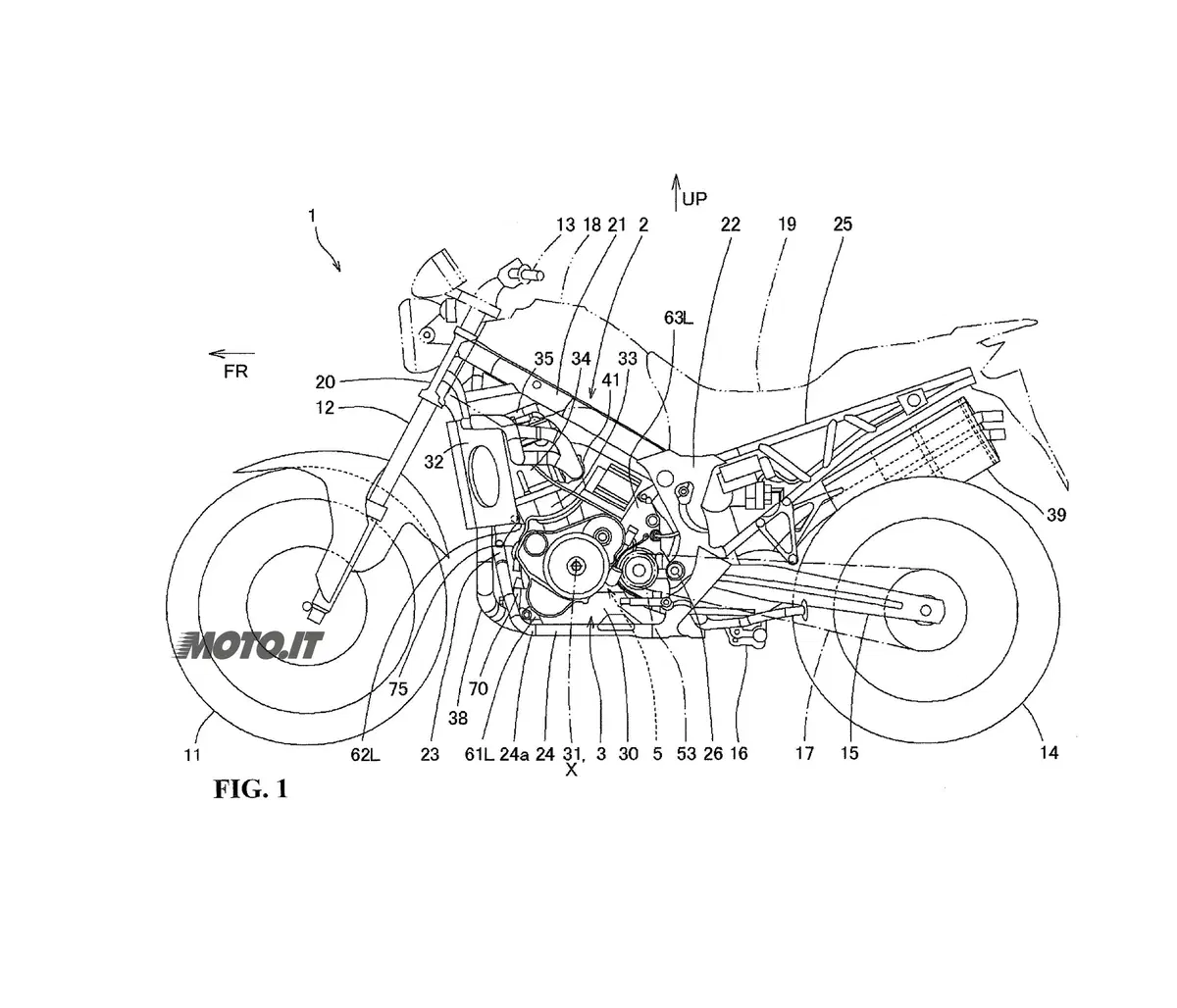 Honda, un brevetto sulla futura Africa Twin