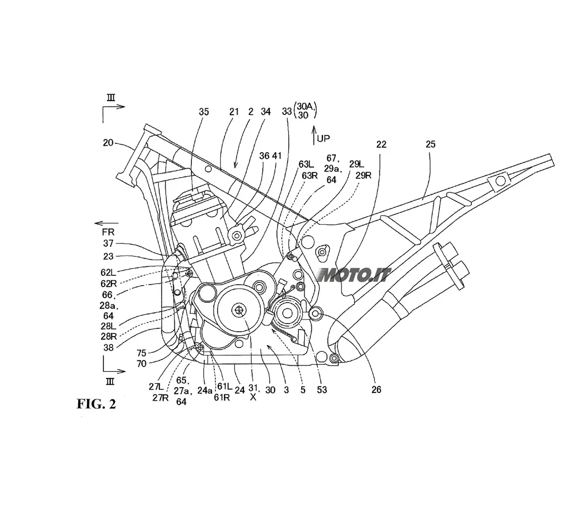 Honda, un brevetto sulla futura Africa Twin (2)
