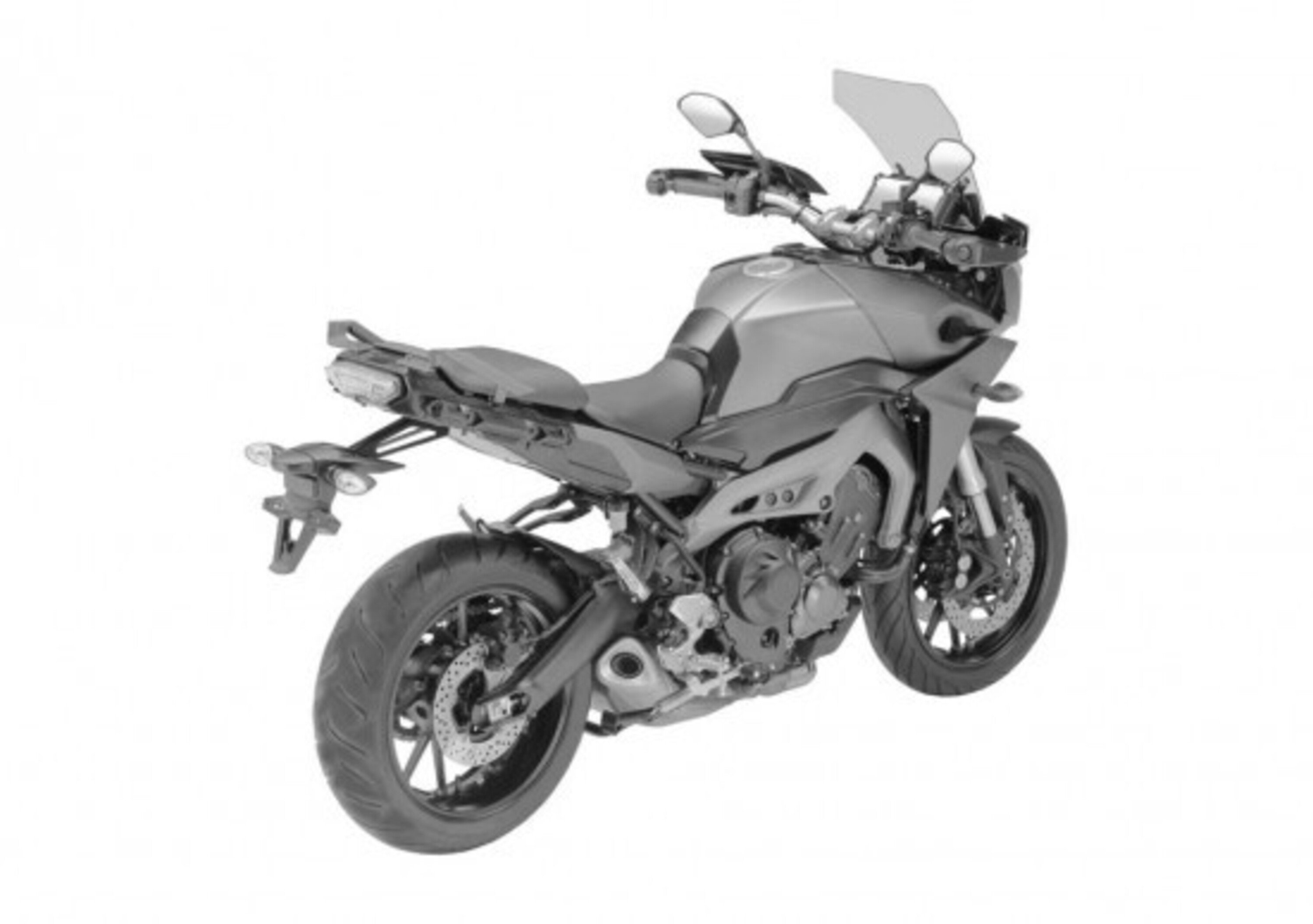Yamaha TDM 09 2015: ecco i brevetti