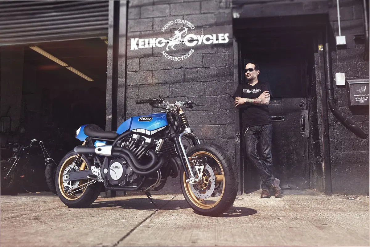  Yamaha Yard Built:  XJR1300 Rhapsody in Blue, KeinoCycles (3)