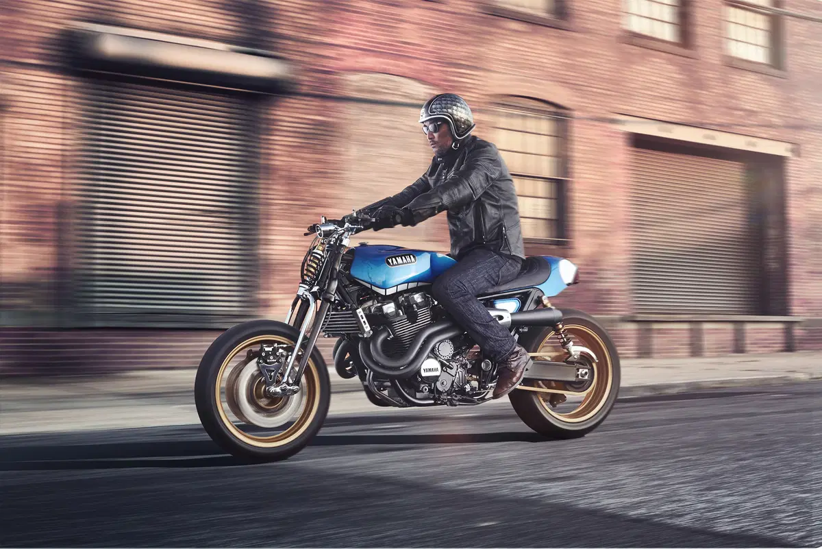  Yamaha Yard Built:  XJR1300 Rhapsody in Blue, KeinoCycles (2)