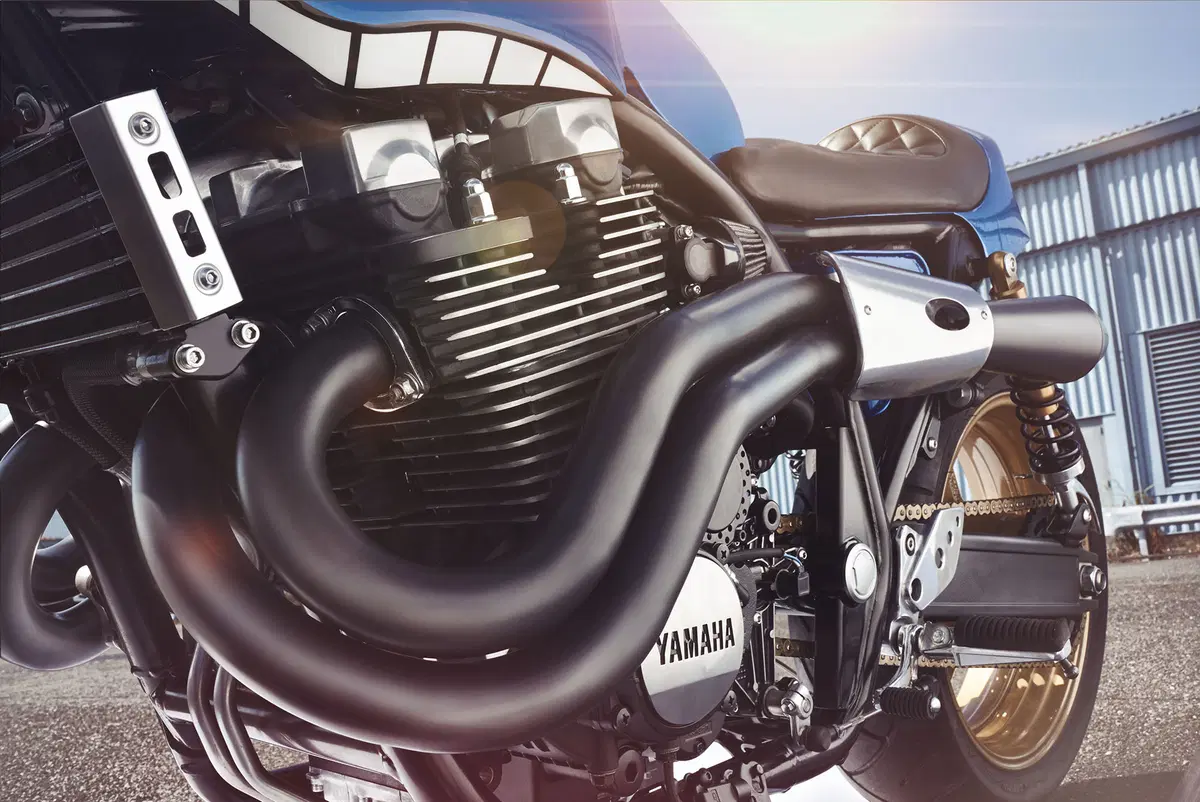  Yamaha Yard Built:  XJR1300 Rhapsody in Blue, KeinoCycles (15)