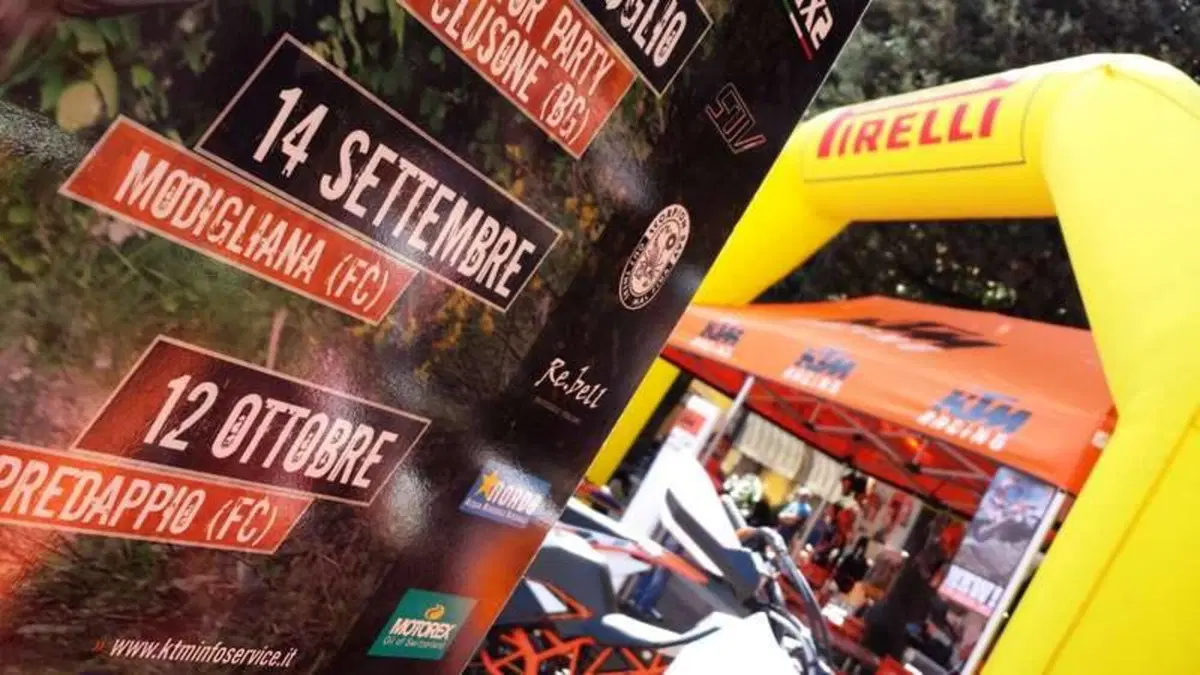 Trofeo Enduro KTM a Modigliana. Meraviglie d'Italia
