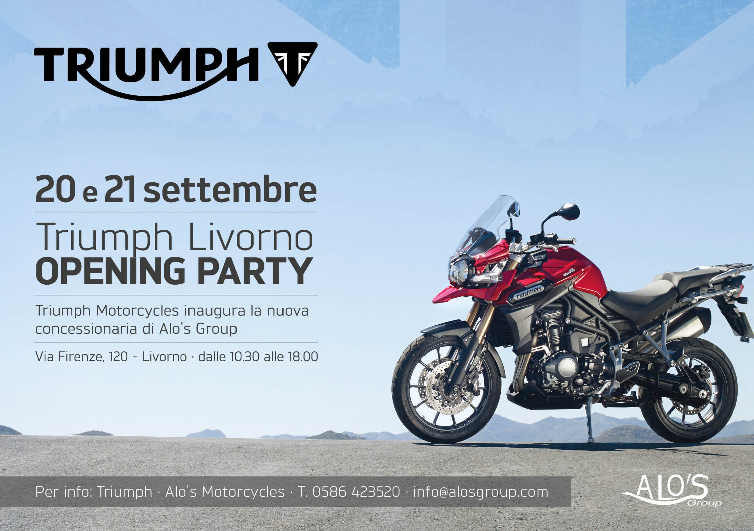 Demo ride Triumph, questo fine settimana ad Alghero