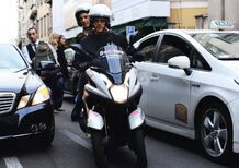 Yamaha Tricity bloccati alla Milano Fashion Week