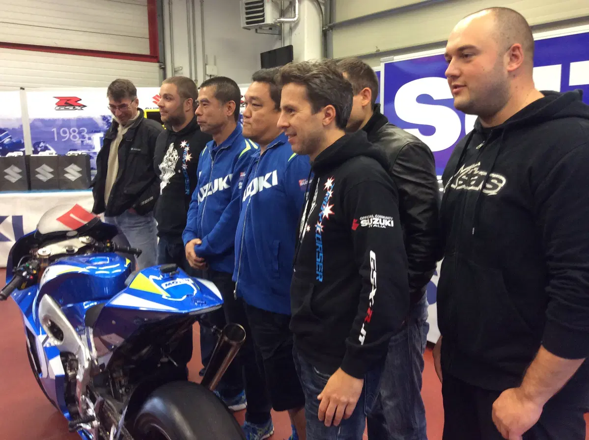 Incidente per de Puniet nei test Suzuki MotoGP al Mugello