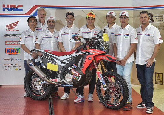 Honda presenta il team e la CRF Rally della Dakar 2015