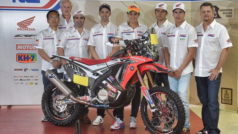 Honda presenta il team e la CRF Rally della Dakar 2015