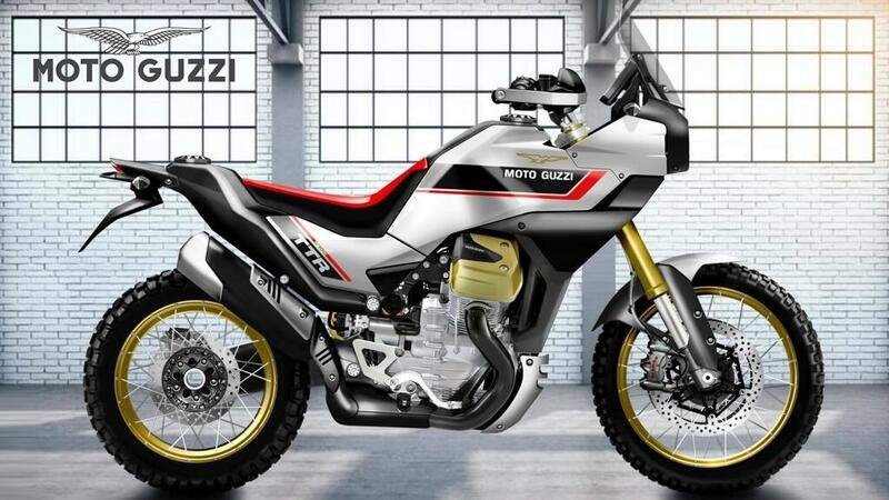 Moto Guzzi V100TTR Concept. La prossima maxi enduro perch&eacute; non farla cos&igrave;?