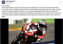 Ecco perché la dichiarazione-choc di Max Biaggi su Ducati ha fatto esplodere i social