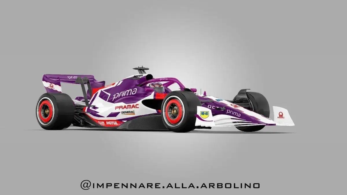 MotoGP 2022. Provate a immaginare le F1 con le livree della MotoGP anzi, guardate qui! [GALLERY] (11)