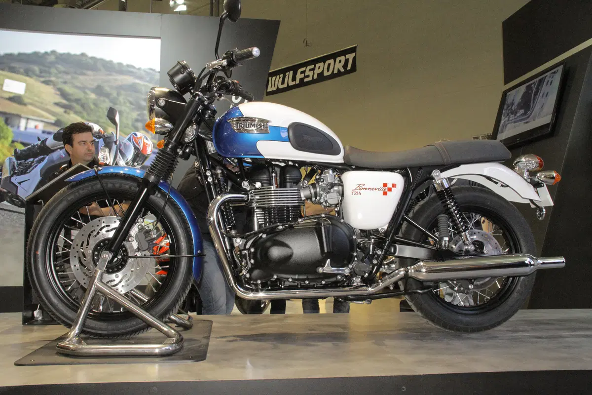Tre Triumph Bonneville 2014 presentate a Colonia (4)