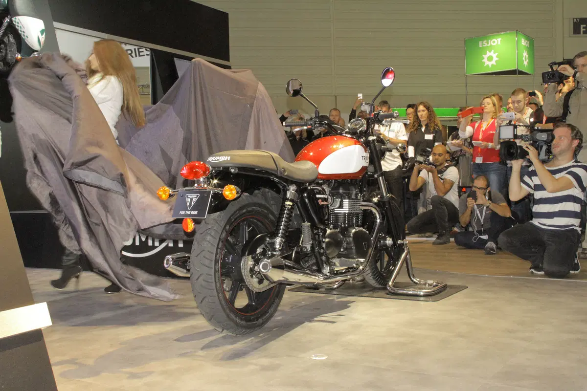 Tre Triumph Bonneville 2014 presentate a Colonia
