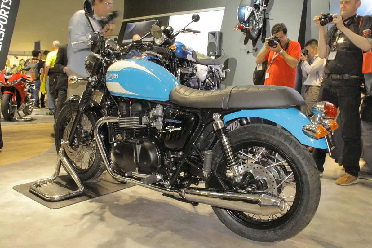 Tre Triumph Bonneville 2014 presentate a Colonia (2)