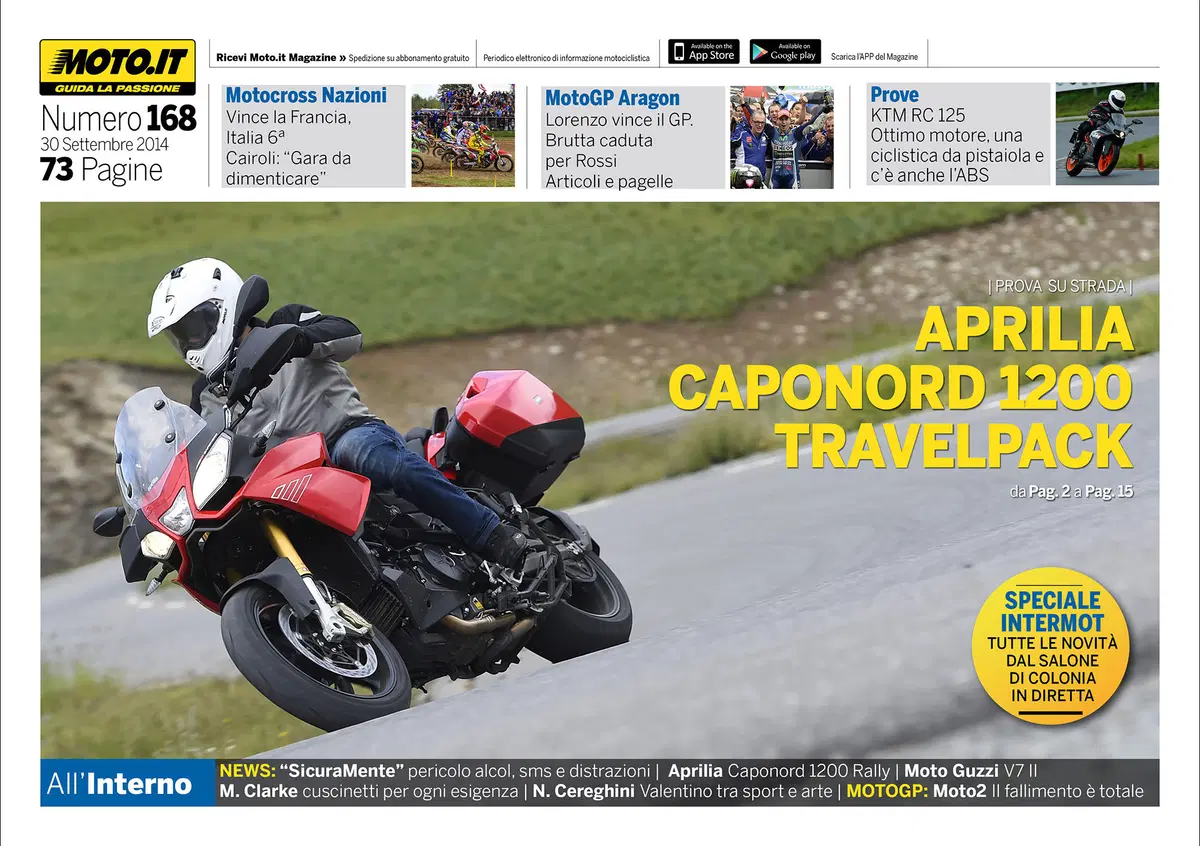 Magazine n&deg;168, scarica e leggi il meglio di Moto.it 