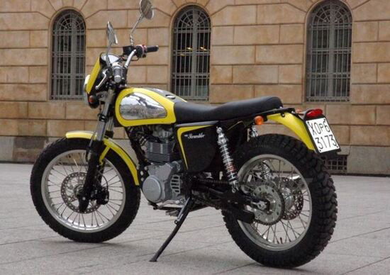 Borile e la Scrambler Ducati