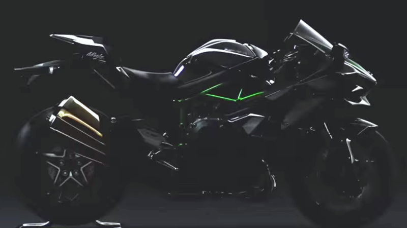 Kawasaki Ninja H2, primo teaser della versione stradale