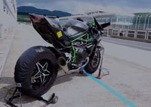 Kawasaki Ninja H2R: il primo test in pista