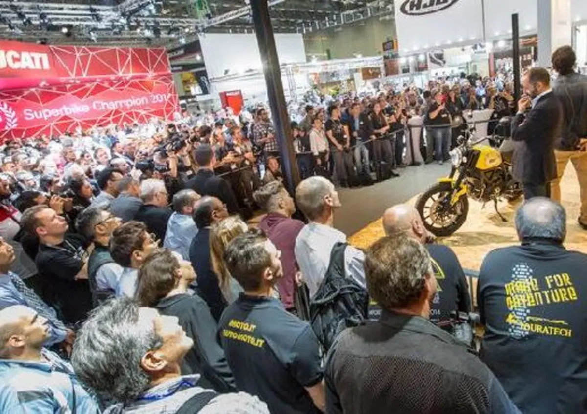 Fra le novit&agrave; 2015 di Intermot vince la Scrambler Ducati