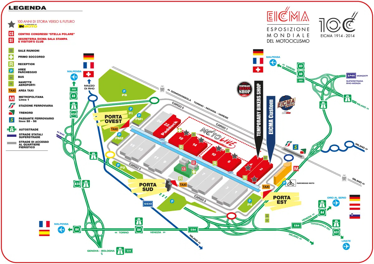 EICMA 2014. E' tutto pronto per l'edizione del centenario