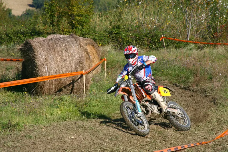 Stefano Passeri sul prototipo 85 cc