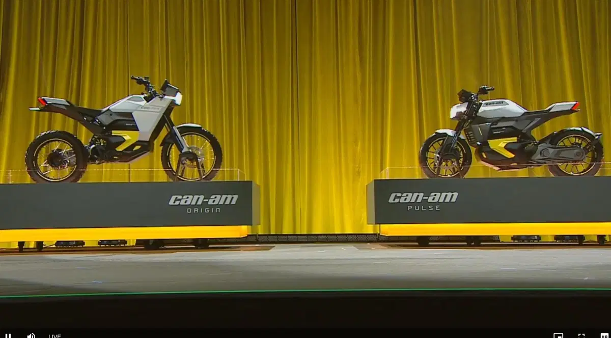 Origin e Pulse. Ecco le due nuove moto elettriche di Can-Am