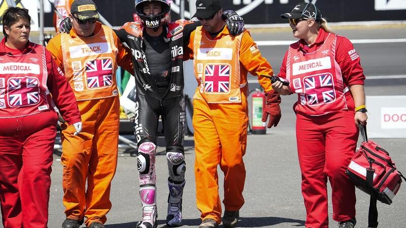 MotoGP 2022. Silverstone: arrivare a 4 secondi dal vincitore con un tallone fratturato? Fatto...