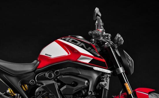 L'attuale Ducati Monster, qui personalizzata