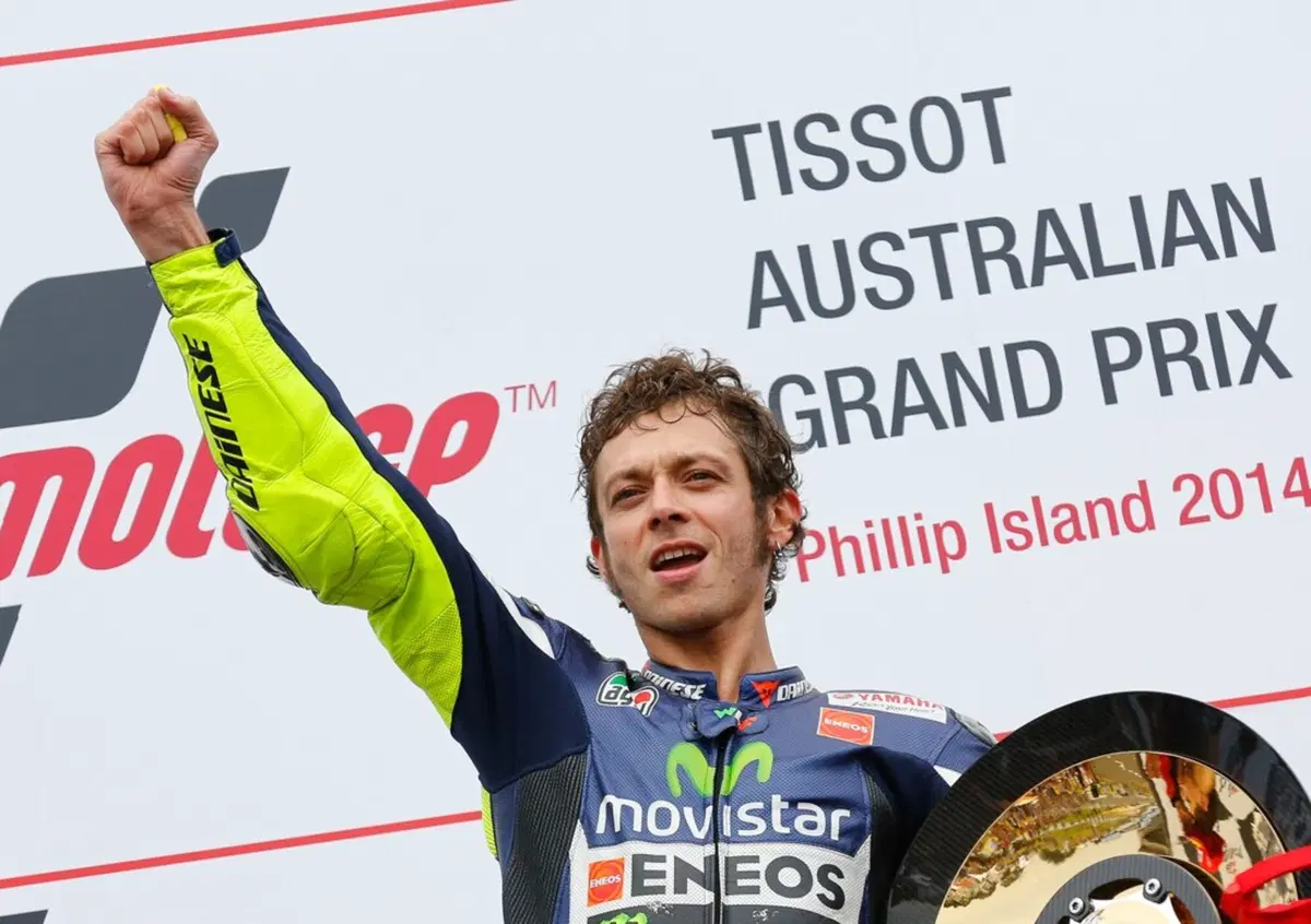Rossi vince il GP d'Australia