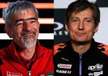 MotoGP 2022. Motori ibridi, anche qui è sfida Ducati-Aprilia ma Gigi Dall'Igna e Massimo Rivola la pensano diversamente