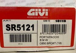 PORTA PACCHI BMW C650 SPORT GIVI SR5121 2016/2020