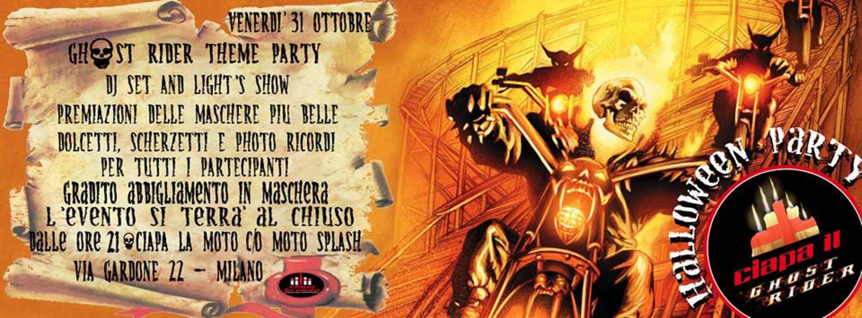  Halloween Party da Ciapa la moto, venerd&igrave; 31 ottobre