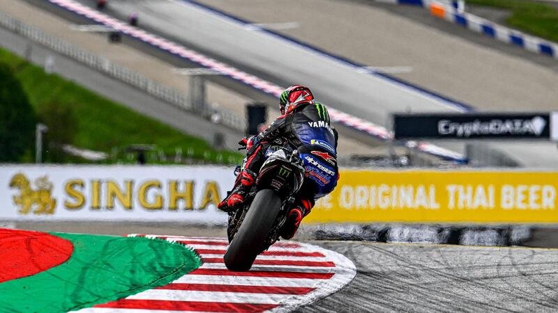 MotoGP 2022. GP d&#039;Austria al Red Bull Ring. Fp2, Fabio Quartararo gladiatore tra le Ducati