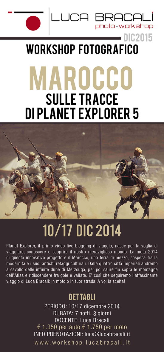 Planet Explorer 5: scoprite il Marocco con Luca Bracali